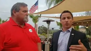 Dan Bickford, with El Cajon City Council Member Phil Ortiz