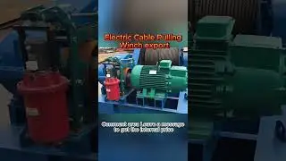 Electric Cable Pulling Winch export 🚀 Take Your Projects to the Next Level! 🚀