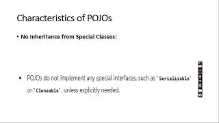 POJO A Plain Old Java Object