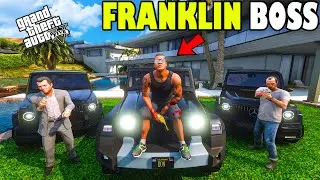 Franklin Become Most Dangerous BOSS of Los Santos In GTA 5 | SHINCHAN and CHOP