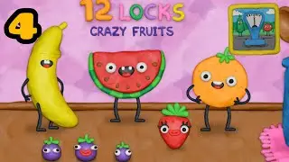 12 Locks Crazy Fruits &ndash; Level 4 Walkthrough | Full Puzzle Solution (No Commentary)