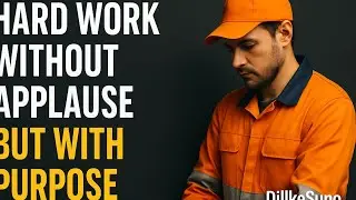 Hard Work Without Applause &ndash; But With Purpose ✅ 💯