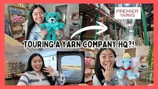 Touring a Yarn Company HQ?! ✨ Behind the Scenes, Making Dumbo, & Other Fun Crochet Project Updates 🧶