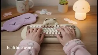 2-Hr Relaxing Typing ASMR for Sleep 😴 | Soft Keyboard Sounds, No Talking, Deep Focus Ambience  