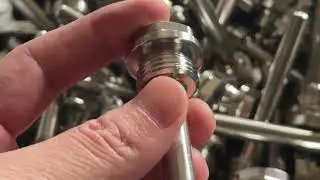 High-Quality Stainless Steel Thermowells for Temperature Sensors Blind Tube with Threaded End