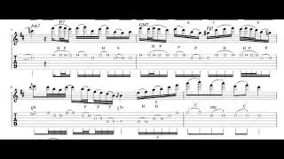 Kaspar Jalily  solo / 12 GUITARISTS SOLO ON THE SAME TRACK TAB & Sheet Music