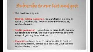 Xtreme Blogs System Training