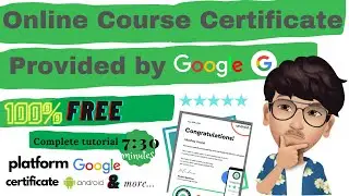 Google Free Courses and Certificate | Online | Google Certified | complete tutorial in one video |