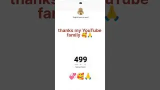 500 Subscribers Complete thank you my YouTube family 🥰🙏||&nbsp;#shorts&nbsp;#youtube&nbsp;#viral&nbsp;#india&nbsp;#subscribe