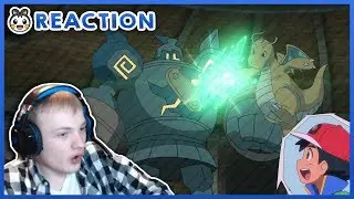 Ash's Dragonite's First Battle! Goh Catches Golurk! | Pokemon Journeys Episode 14 Reaction & Review