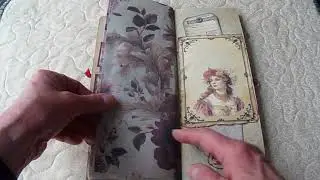 Elegant Burgundy Junk Journal Flip Through #elegantburgundy