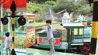 那須ハイランドパーク | ミニトレイン | 踏切カンカンあり