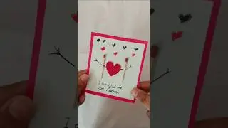 Valentine's day gift cards #shorts #diy  #valentinesdaycraft