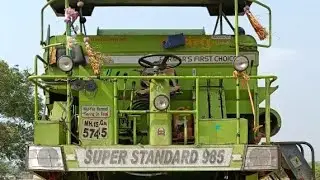 Super Standard 985🌾 Super Standard Combine For Sale🌾 #subscribe #sale #combineharvester #punjab