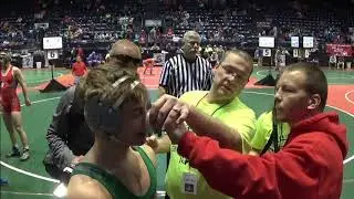 126 lbs 2015 OAC JH State Championships Connor Brady vs Dylan Nason