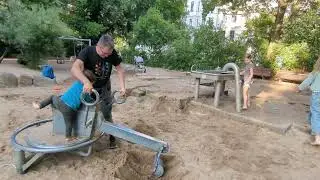 Germany/ Berlin/ Prenzlauer Berg/ Playground 