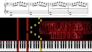 Stranger Things Theme - Piano Tutorial & Sheet Music (PDF)