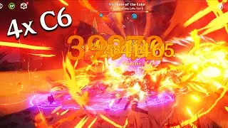 When 4x C6 Dehya Unite... INFINITE ORAORAORA VS FONTAINE PUNCHING BAG - VIVIANNE OF THE LAKE