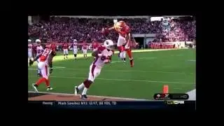 Jerome Simpson on Bengals does Front Flip for Touchdown!!! HD