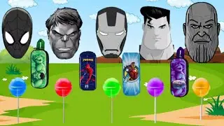 GAME PLAYING TEBAK GAMBAR TOPSUPERHERO ||AVENGERS - CAPTAIN AMERICASPIDER MAN - IRON MAN - HULK