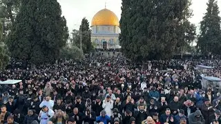 Morning prayers at Jerusalem's Al-Aqsa to mark Eid al-Fitr | AFP