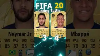 NEYMAR VS MBAPPE RATING BATTLE #fc25 #fifa #fut #psg #barcelona #realmadrid #ratingbattle #neymar