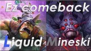 Dota 2 Liquid vs Mineski  SL I-league invitational season 3 -  ez comback game 1
