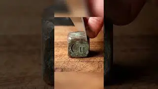 Cutting Periodic Table Elements 🔥 | #ASMR Science #shorts