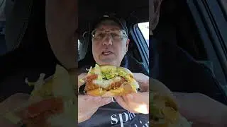 McDonald's Spicy Deluxe McCrispy Meal Review #mcdonalds #chickensandwich 
