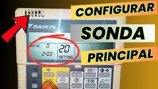 Termostato Daikin BRC1D52 👉 Selección Sensor de Temperatura
