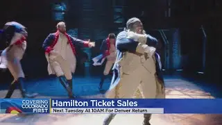 Hamilton Tickets Go On Sale To Public Oct. 5 For Denver Center For The Performing Arts