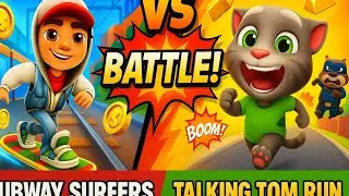Subway Surfers vs Talking Tom Gold Run 🔥 | Epic Gameplay Comparison!