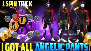 🔥ANGELIC PANT  1 spin 🤯 Free Fire NEW ANGELIC PANT RING EVENT 😍 Free Fire