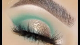 SMOKEY GOLD OLIVE MAKEUP