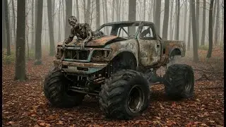 POV ASMR Car Restoration |  Restoring Abandoned Zombie Monster Truck to Full Glory