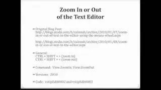 Zoom In or Out of the Text Editor