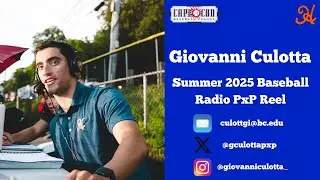 Giovanni Culotta | Baseball Radio Play-By-Play Reel | 2025 Cape Cod Baseball League