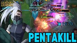 PENTAKILL WITH SILVERFANG AKALI!!!  | Wild Rift