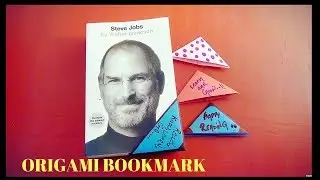 Simple Corner Origami Bookmark Tutorial: How To Make A Triangle Origami Bookmark