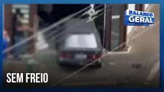 Carro invade loja em Uberlândia | Balanço Geral Minas