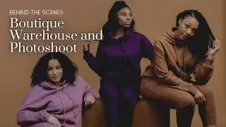 Prepping for boutique photoshoot | Day at the warehouse | BTS of boutique coaching call
