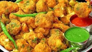 गोभी अंडा आलू पकोड़ा बनाने का नया तरीका#ekadam new recipe Ramzan special anda gobi aloo pakoda#🥚🥚🥔🥔🥦