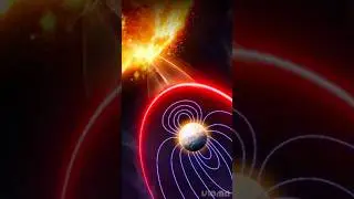 earth vs jupiter magnetic field,#space