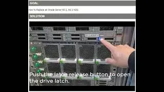 Sun Server X5-2, X6-2 HDD Replacement