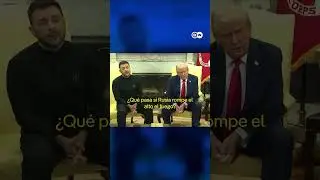 Trump amenaza y humilla p&uacute;blicamente a Zelenski en el Despacho Oval de