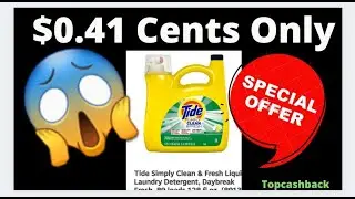 😱😱**FREE** (TIDE SIMPLY 128OZ)aqui te dejo el link🤑🤑Topcashback