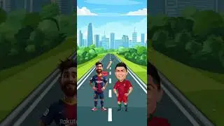 ronaldo vs Messi #funny #messi #memes #comedy #cartoon #football #animation #cr7