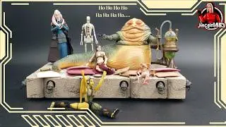 Jabba The Hutt Action Playset with 8D8 and Salacious B. Crumb | Star Wars The Vintage Collection