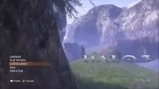 Halo 3 Beta - Main Menu In Color And HD
