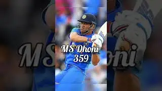 most 6s in international cricket #youtubeshorts #trendingshorts #cricketreels #msdhoni #viralshorts